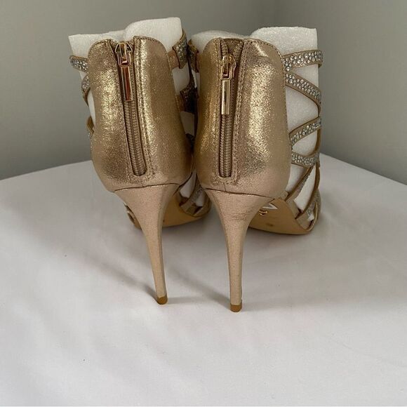 Thalia Sodi Womens Serena Open Toe Ankle Strap Sandal D-Orsay Champagne Size 11M - Picture 6 of 6